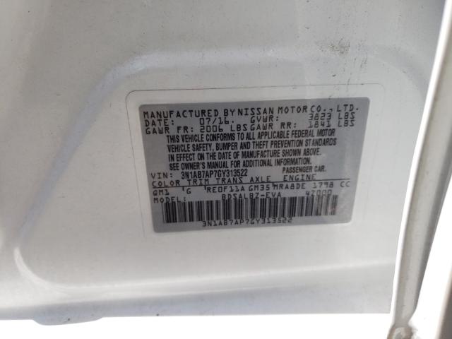 Photo 10 from auction – 2016 NISSAN SENTRA S with VIN 3N1AB7AP7GY313522
