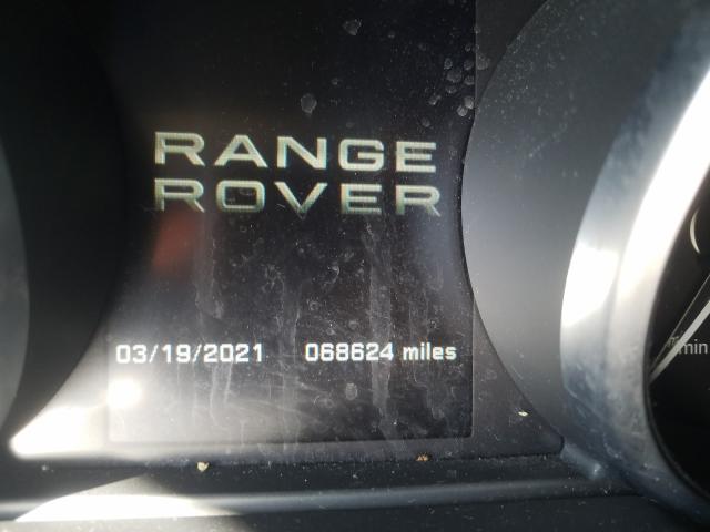 Photo 8 from auction – 2012 LAND ROVER RANGE ROVE with VIN SALVP1BG8CH663722