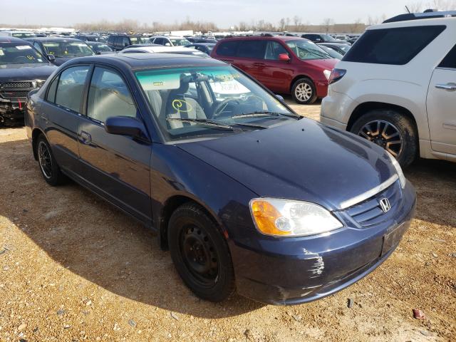 HONDA CIVIC EX 2001 with VIN 1HGES26741L057318 - Photo from auction