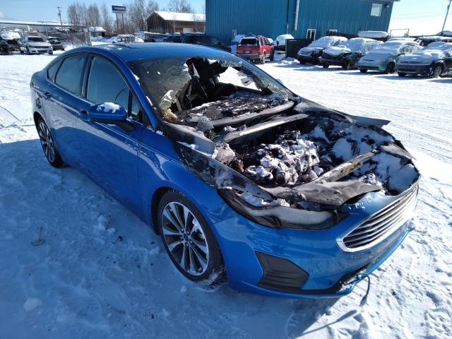 FORD FUSION SE 2019 with VIN 3FA6P0T95KR217505 - Photo from auction