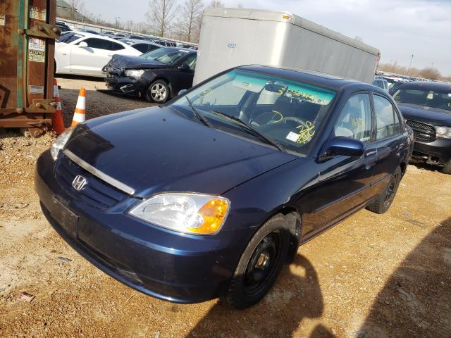 Photo 2 from auction – 2001 HONDA CIVIC EX with VIN 1HGES26741L057318