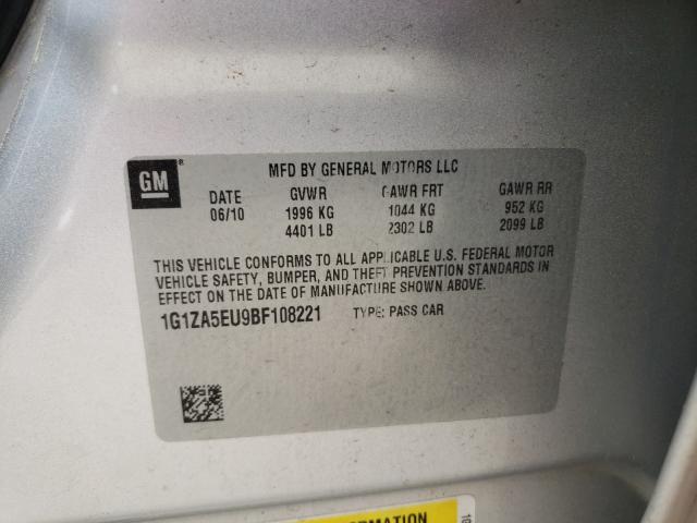 Photo 10 from auction – 2011 CHEVROLET MALIBU LS with VIN 1G1ZA5EU9BF108221