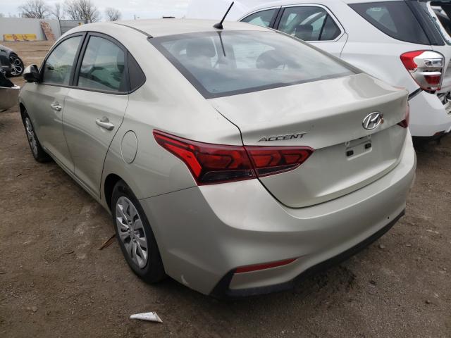 Photo 3 from auction – 2020 HYUNDAI ACCENT SE with VIN 3KPC24A64LE116282