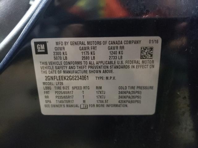 Photo 10 from auction – 2016 CHEVROLET EQUINOX LS with VIN 2GNFLEEK2G6234061