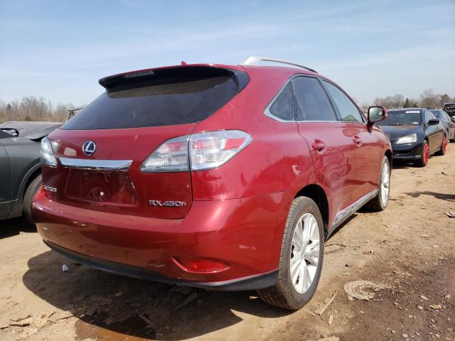 Photo 4 from auction – 2011 LEXUS RX 450 with VIN JTJBC1BA9B2043302