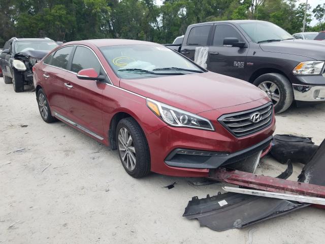 HYUNDAI SONATA SPO 2016 with VIN 5NPE34AF6GH311260 - Photo from auction