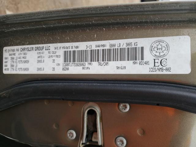 Photo 10 from auction – 2013 RAM 1500 LARAM with VIN 1C6RR7JT7DS626063