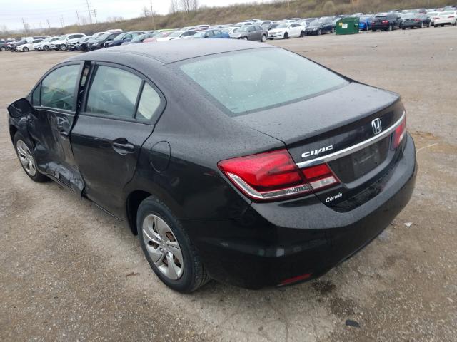 Photo 3 from auction – 2013 HONDA CIVIC LX with VIN 19XFB2F54DE069841
