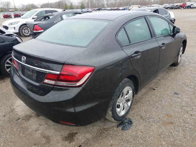 Photo 4 from auction – 2013 HONDA CIVIC LX with VIN 19XFB2F54DE069841