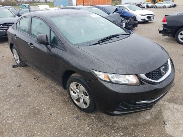 HONDA CIVIC LX 2013 with VIN 19XFB2F54DE069841 - Photo from auction