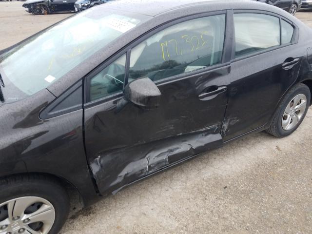 Photo 9 from auction – 2013 HONDA CIVIC LX with VIN 19XFB2F54DE069841