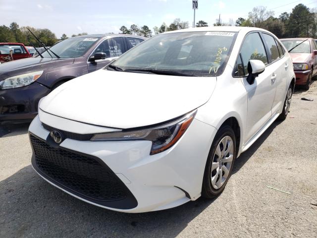 Photo 2 from auction – 2020 TOYOTA COROLLA LE with VIN JTDEPRAE6LJ033390