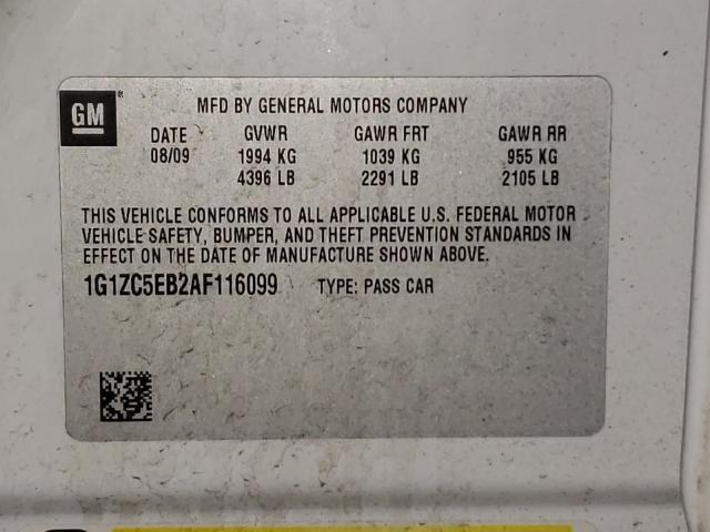 Photo 10 from auction – 2010 CHEVROLET MALIBU 1LT with VIN 1G1ZC5EB2AF116099