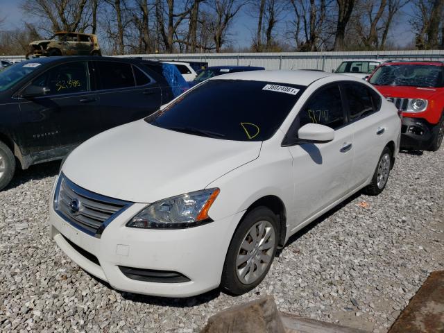 Photo 2 from auction – 2015 NISSAN SENTRA with VIN 3N1AB7AP1FY350161