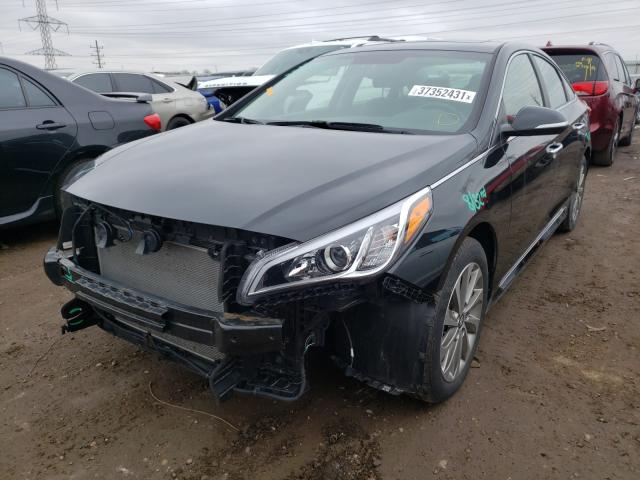 Photo 2 from auction – 2017 HYUNDAI SONATA SPO with VIN 5NPE34AF3HH544367