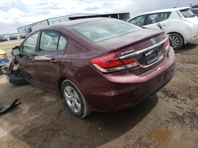 Photo 3 from auction – 2014 HONDA CIVIC LX with VIN 19XFB2F59EE013038