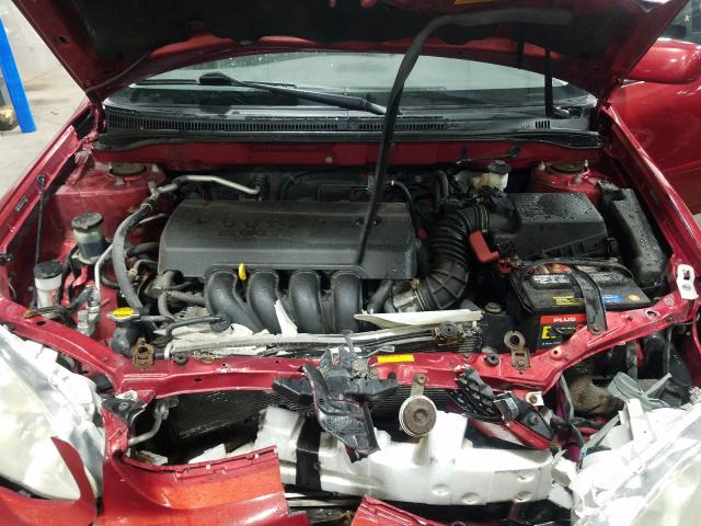 Photo 7 from auction – 2007 TOYOTA COROLLA CE with VIN JTDBR32E070129536