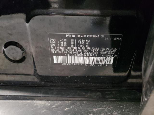 Photo 10 from auction – 2019 SUBARU LEGACY 2.5 with VIN 4S3BNAB65K3026628