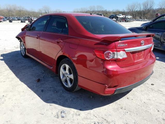 Photo 3 from auction – 2012 TOYOTA COROLLA BA with VIN 2T1BU4EE4CC896676