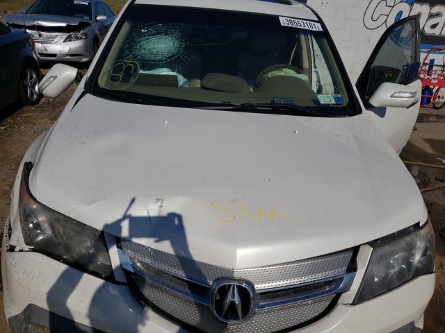 Photo 7 from auction – 2007 ACURA MDX TECHNO with VIN 2HNYD28337H547040