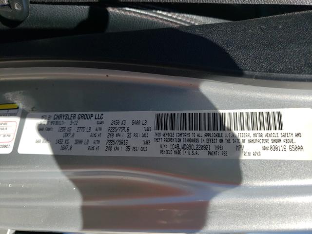 Photo 10 from auction – 2012 JEEP WRANGLER U with VIN 1C4BJWDG9CL220921