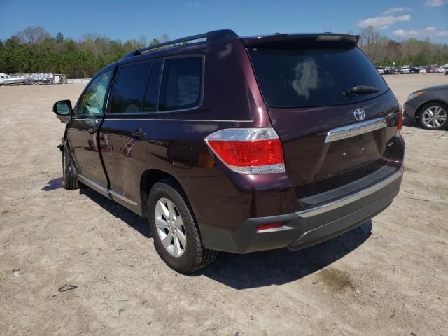 Photo 3 from auction – 2012 TOYOTA HIGHLANDER with VIN 5TDBK3EH5CS143062