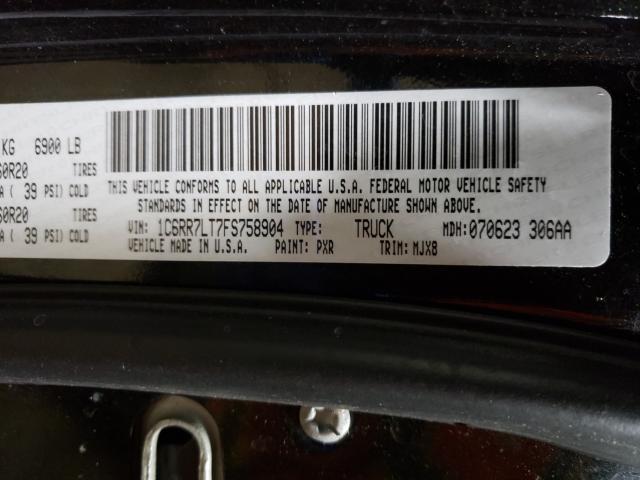 Photo 10 from auction – 2015 RAM 1500 SLT with VIN 1C6RR7LT7FS758904