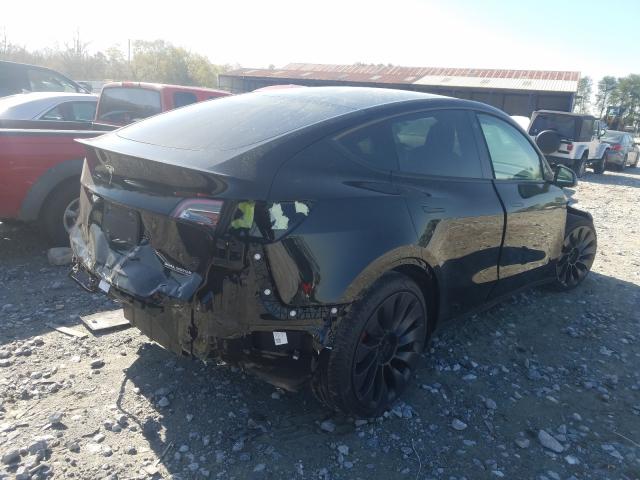 Photo 4 from auction – 2021 TESLA MODEL Y with VIN 5YJYGDEF7MF083985