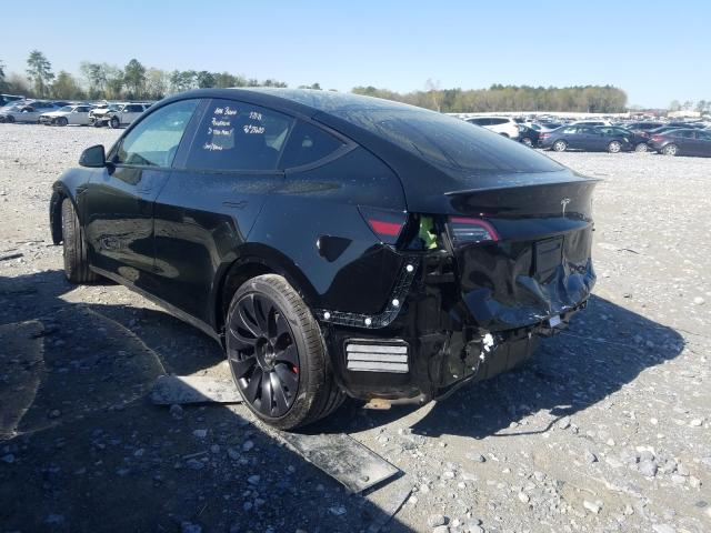 Photo 3 from auction – 2021 TESLA MODEL Y with VIN 5YJYGDEF7MF083985