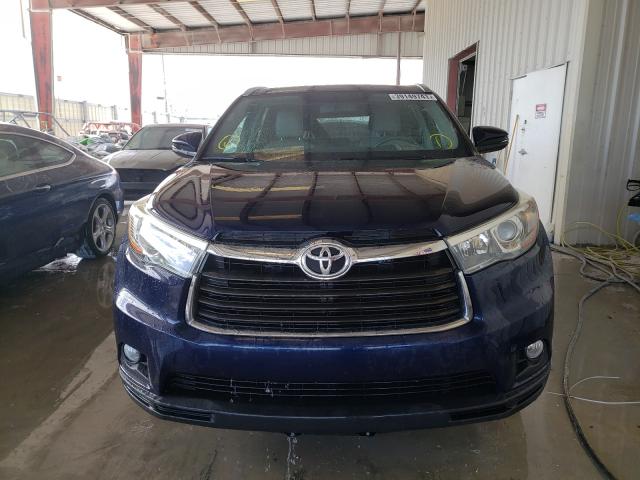 Photo 9 from auction – 2015 TOYOTA HIGHLANDER with VIN 5TDKKRFH0FS100707