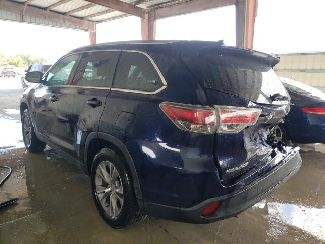 Photo 3 from auction – 2015 TOYOTA HIGHLANDER with VIN 5TDKKRFH0FS100707