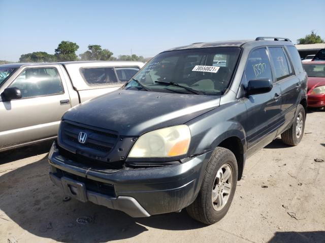 Photo 2 from auction – 2004 HONDA PILOT EXL with VIN 2HKYF18534H516353