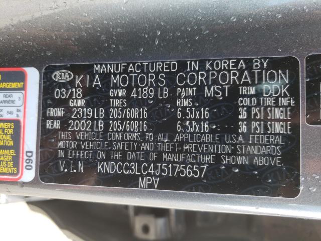 Photo 10 from auction – 2018 KIA NIRO EX with VIN KNDCC3LC4J5175657