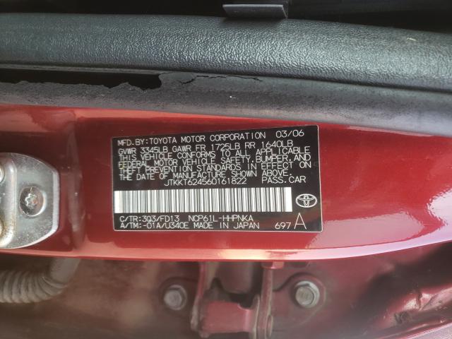 Photo 10 from auction – 2006 SCION XA with VIN JTKKT624560161822