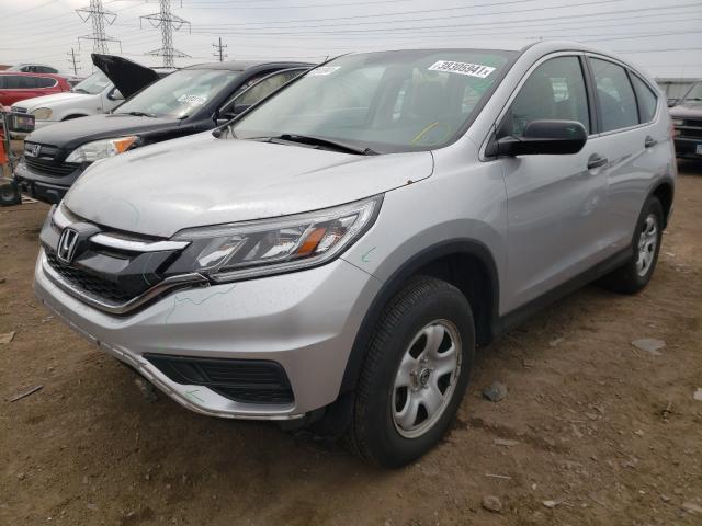 Photo 2 from auction – 2015 HONDA CR-V LX with VIN 5J6RM4H33FL035411