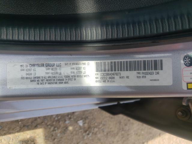 Photo 10 from auction – 2013 CHRYSLER 200 TOURIN with VIN 1C3CCBBG4DN678273