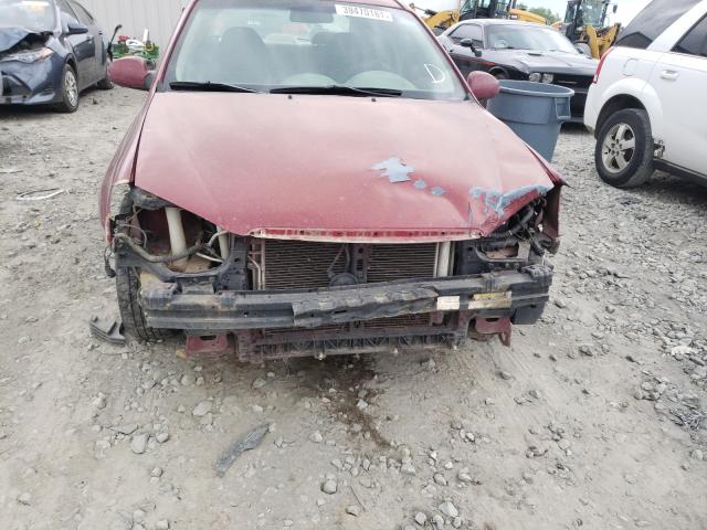 Photo 9 from auction – 2009 KIA SPECTRA EX with VIN KNAFE221395600005