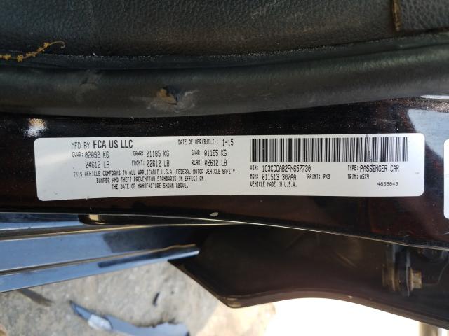 Photo 10 from auction – 2015 CHRYSLER 200 LIMITE with VIN 1C3CCCAB2FN657730