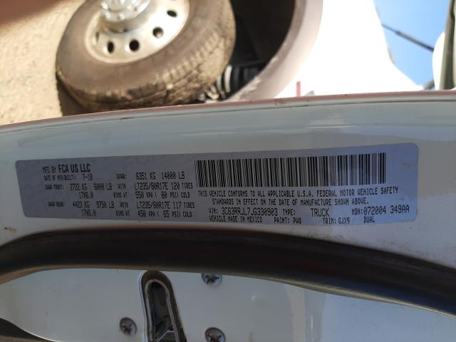 Photo 10 from auction – 2018 RAM 3500 LARAM with VIN 3C63RRJL7JG330903