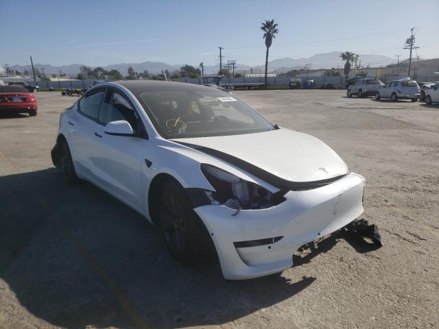 TESLA MODEL 3 2021 with VIN 5YJ3E1EA9MF868088 - Photo from auction