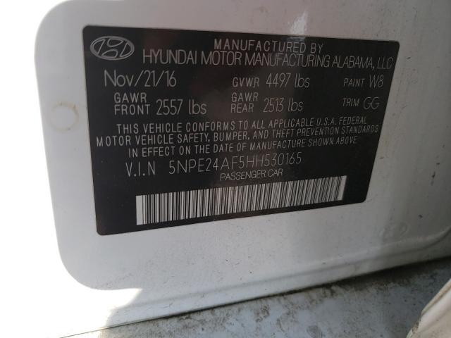 Photo 10 from auction – 2017 HYUNDAI SONATA SE with VIN 5NPE24AF5HH530165