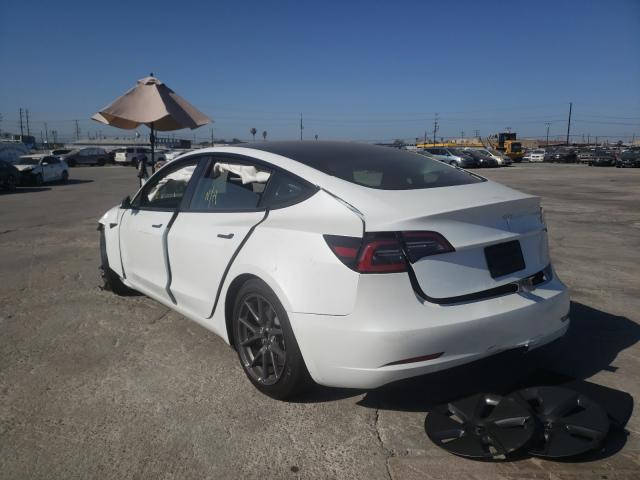 Photo 3 from auction – 2021 TESLA MODEL 3 with VIN 5YJ3E1EA9MF868088