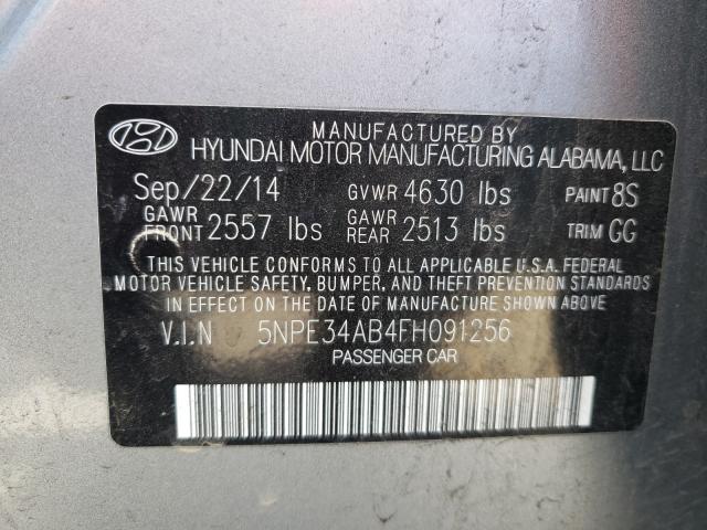 Photo 10 from auction – 2015 HYUNDAI SONATA SPO with VIN 5NPE34AB4FH091256