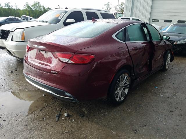 Photo 4 from auction – 2016 CHRYSLER 200 LIMITE with VIN 1C3CCCAB3GN105025