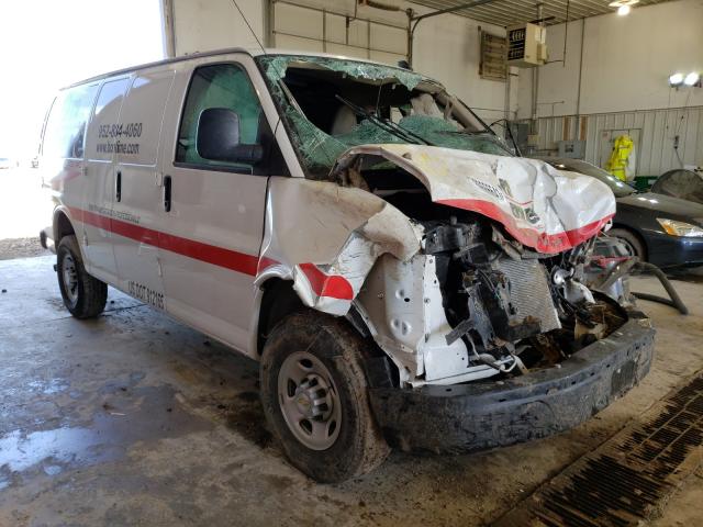 CHEVROLET EXPRESS G2 2021 with VIN 1GCWGAFP8M1190954 - Photo from auction