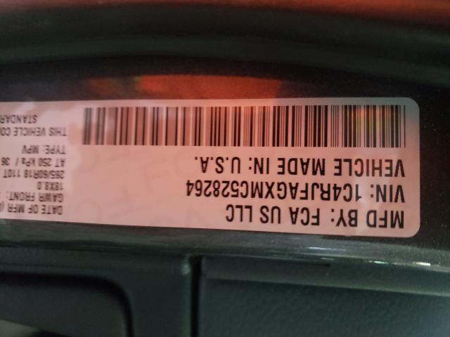 Photo 10 from auction – 2021 JEEP GRAND CHER with VIN 1C4RJFAGXMC528264