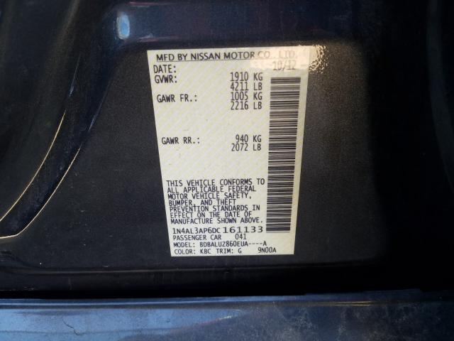 Photo 10 from auction – 2013 NISSAN ALTIMA 2.5 with VIN 1N4AL3AP6DC161133