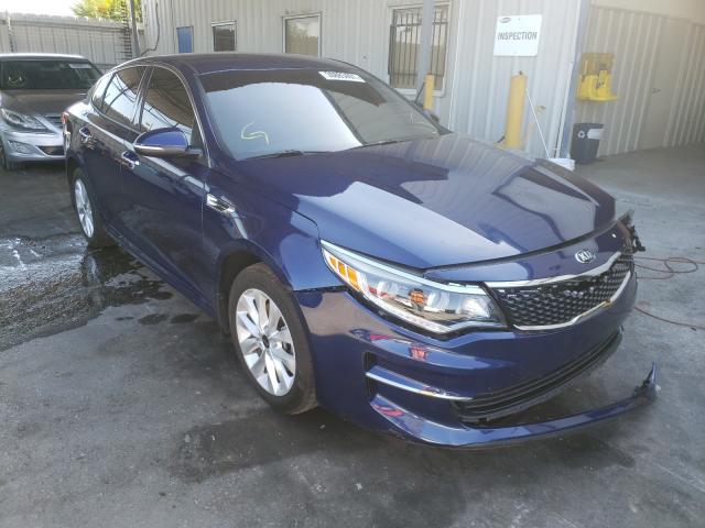 KIA OPTIMA EX 2016 with VIN 5XXGU4L39GG113616 - Photo from auction
