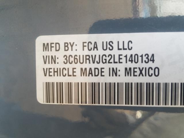 Photo 10 from auction – 2020 RAM PROMASTER with VIN 3C6URVJG2LE140134