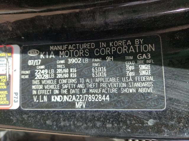 Photo 10 from auction – 2018 KIA SOUL with VIN KNDJN2A22J7892844